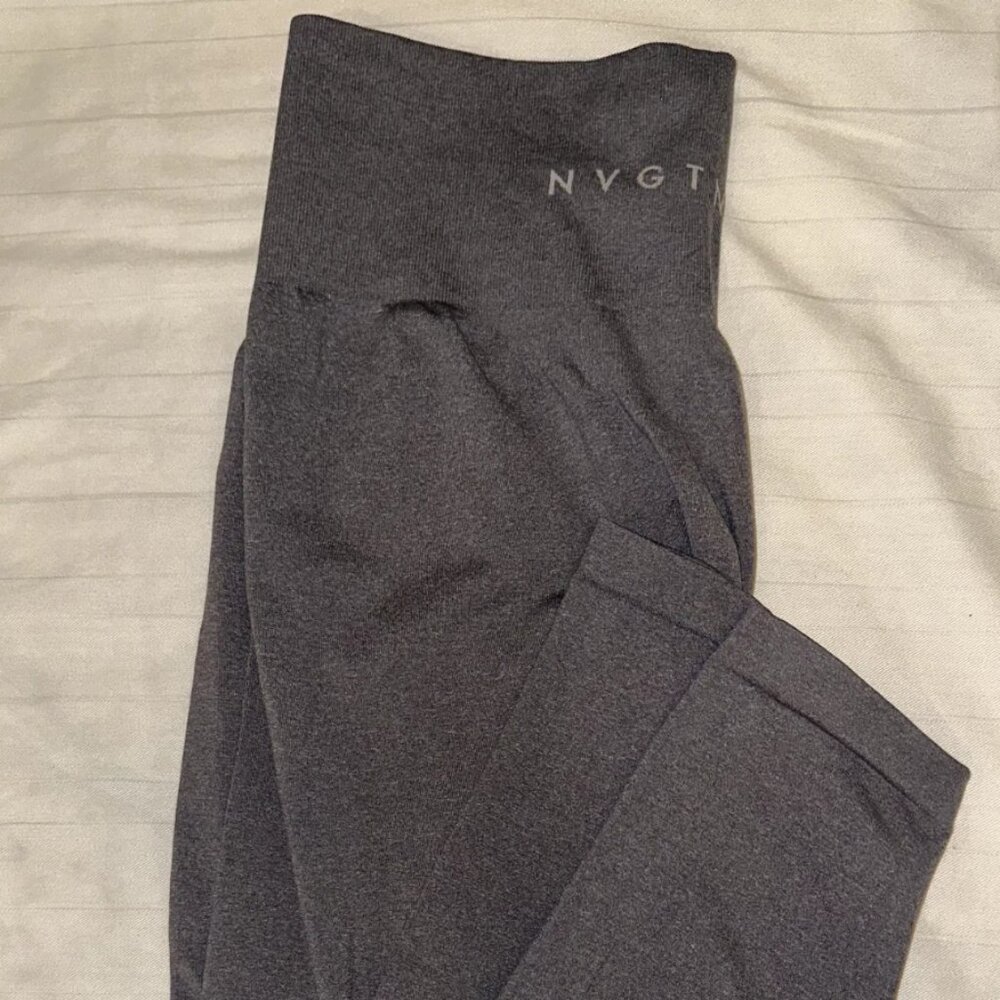 NVGTN Seamless Leggings Gray | Size Large